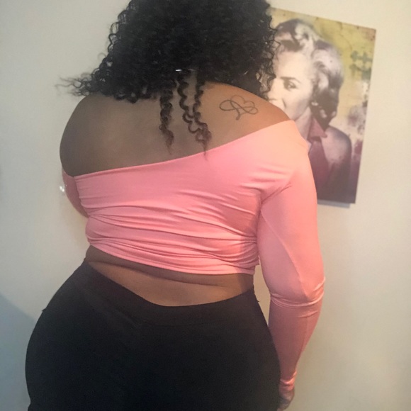 Long sleeve crop top - Picture 2 of 3